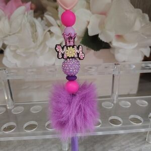 Purple Fluffy Mother's Day Pen